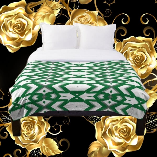 A throw blanket design created by Erin Nevers.
