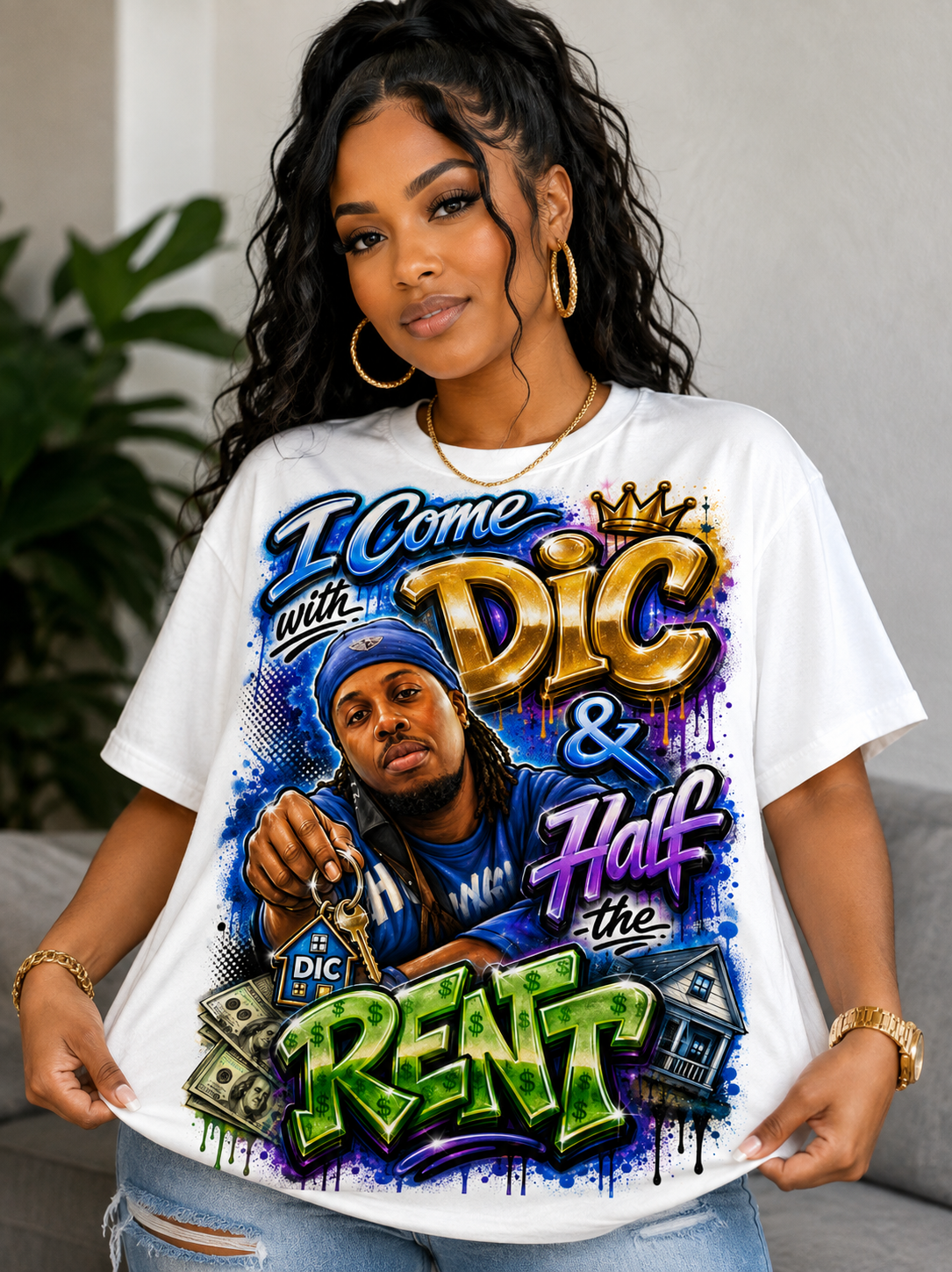 Personalized Humor T-shirt PNG