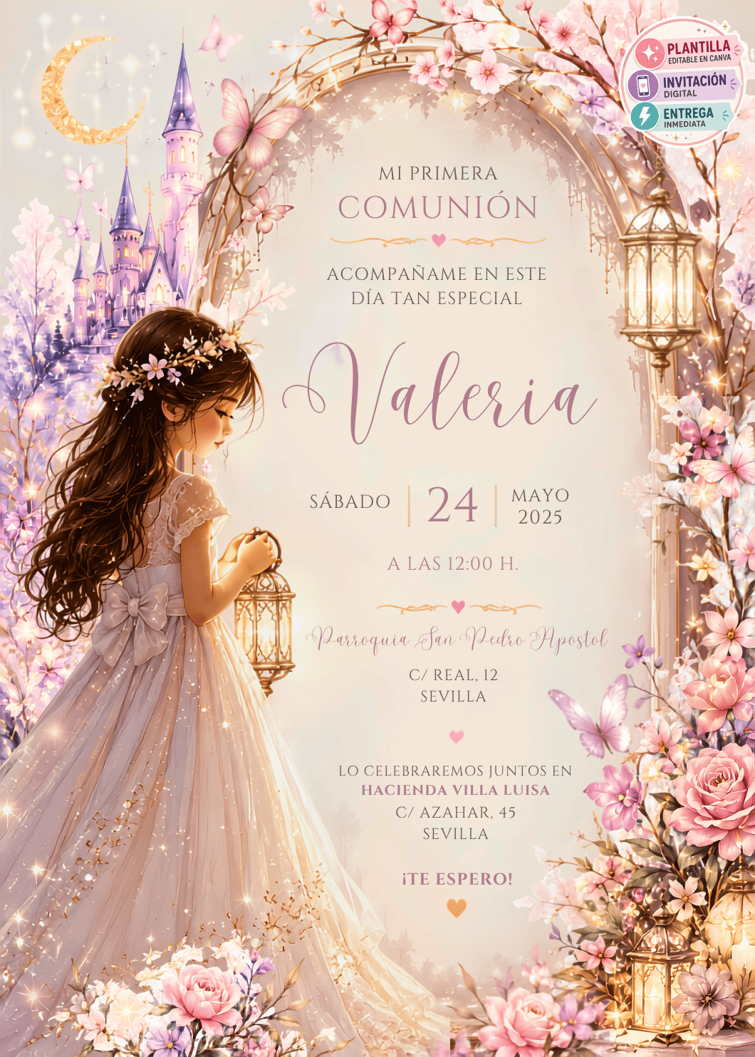 first communion invitation