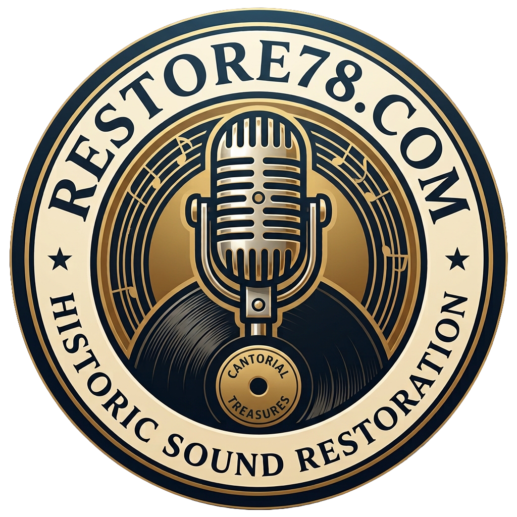 Historic Cantorial 78rpm Audio Restoration | Restore78.com