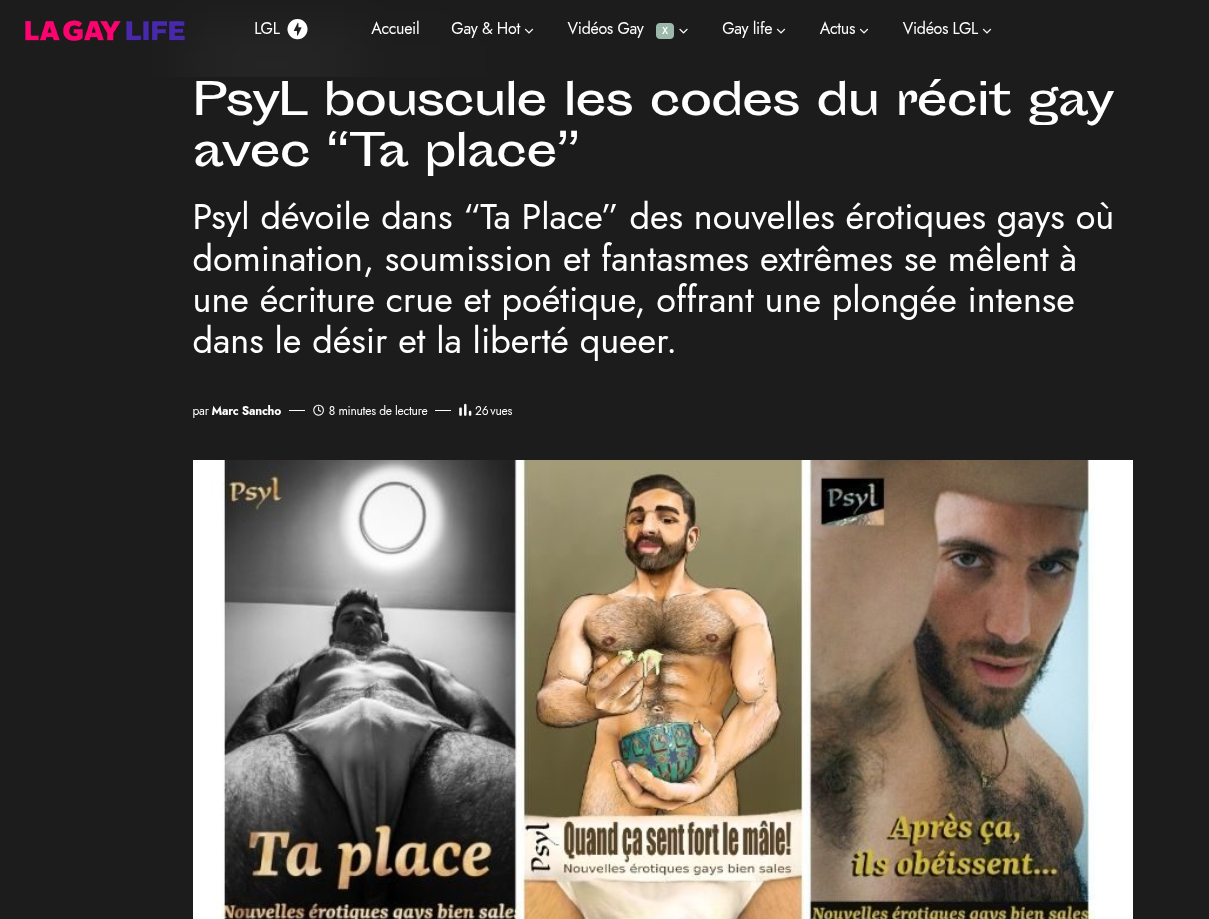 Lien vers une interview de Psyl par LaGayLife