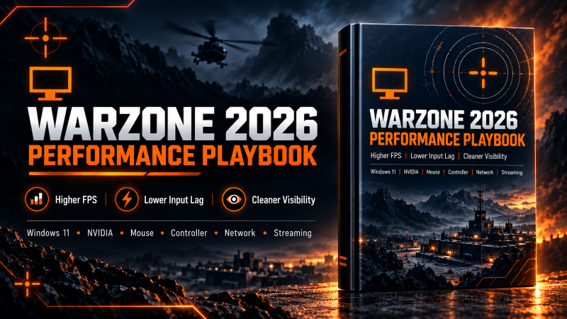 Warzone 2026 Performance Playbook PC optimization guide cover