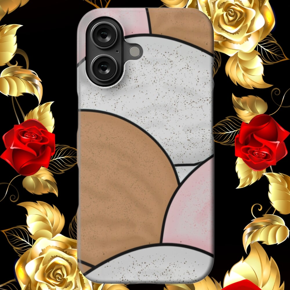 A phone case displaying an illustration of Ice Cream.