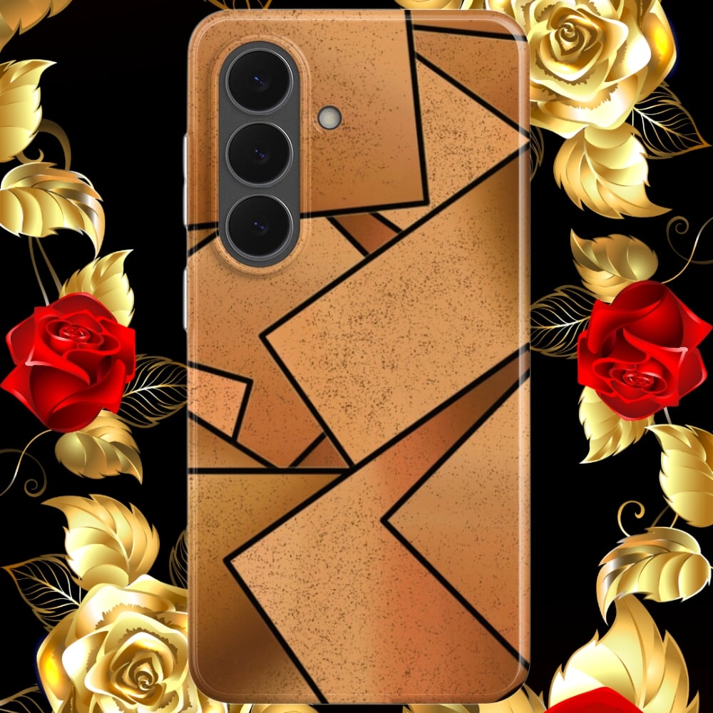 A phone case displaying an illustration of Crackers.