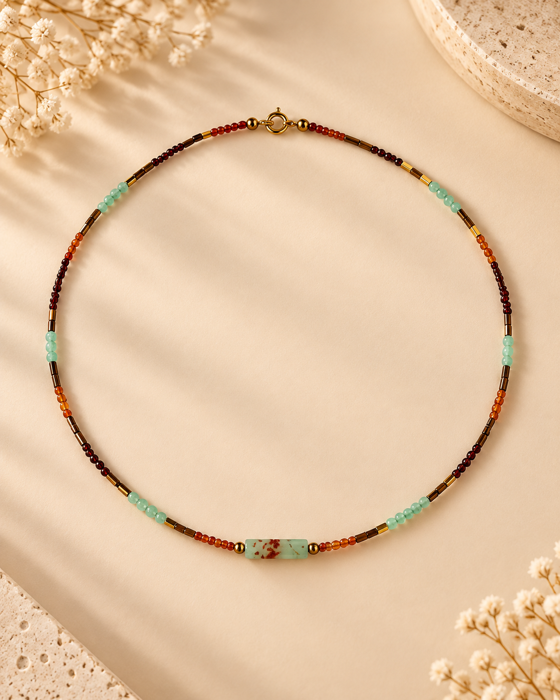 Collana Pietra di Shoushan Lumen Jewels