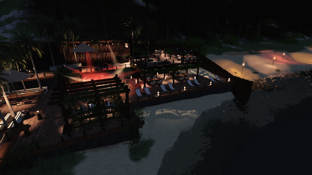 Glowing nightclub dance floor