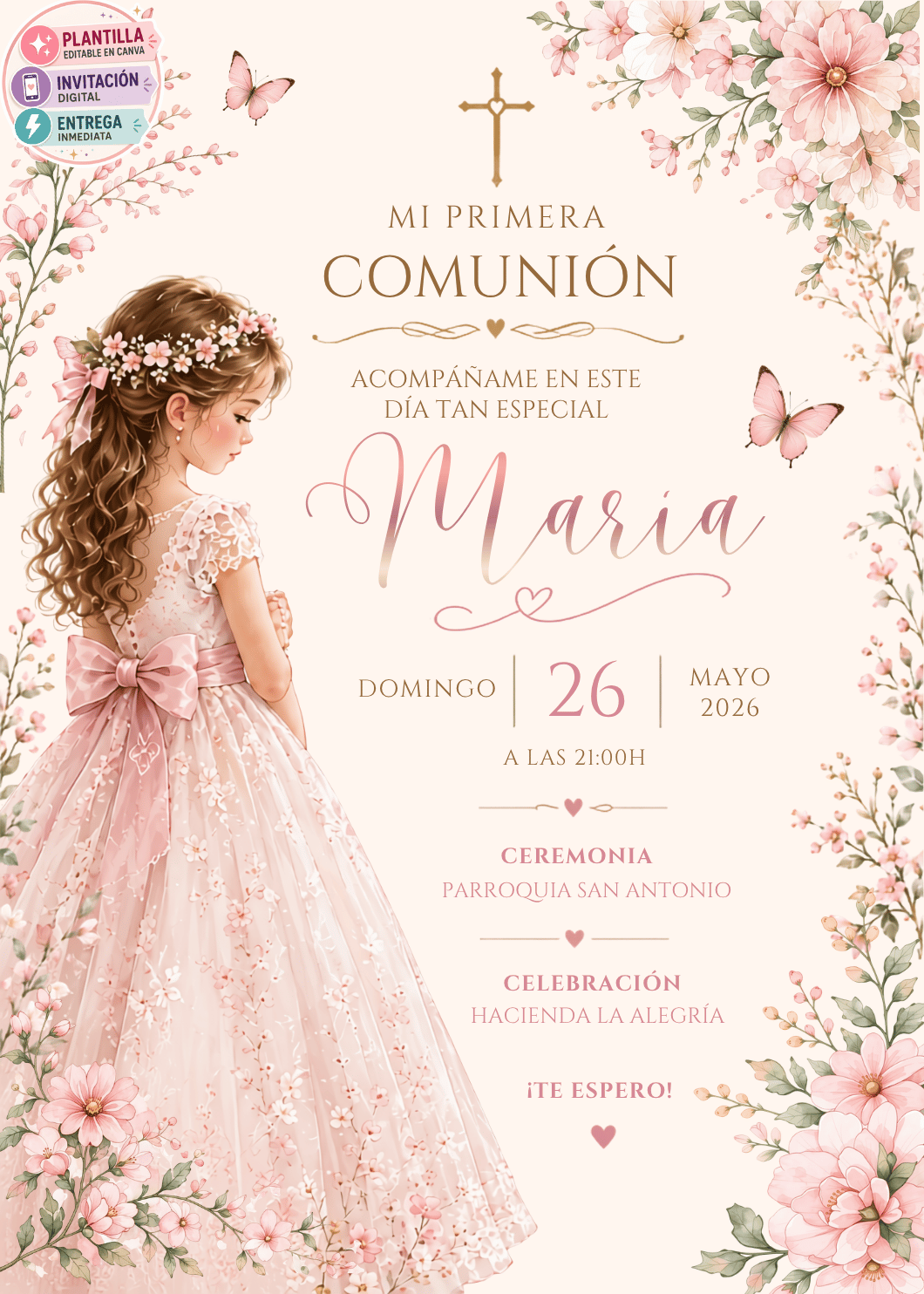 Primera Comunión niña