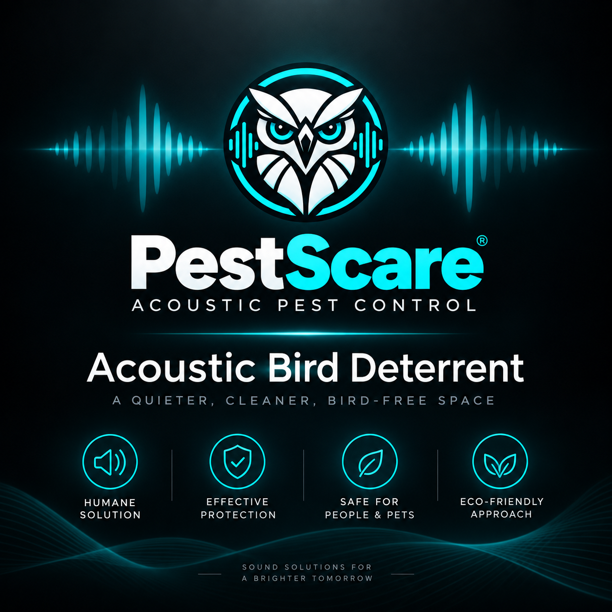 PestScare digital audio bird scarer and acoustic bird deterrent Pest Scare