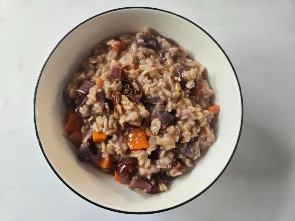 Congee Millet - Carottes - Shiitaké (Zhōu ou Gruau ou Porridge)