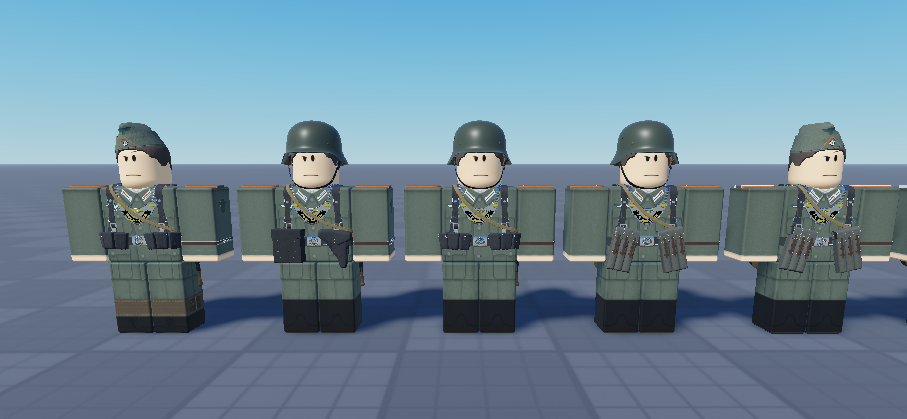 Military belts and equipment