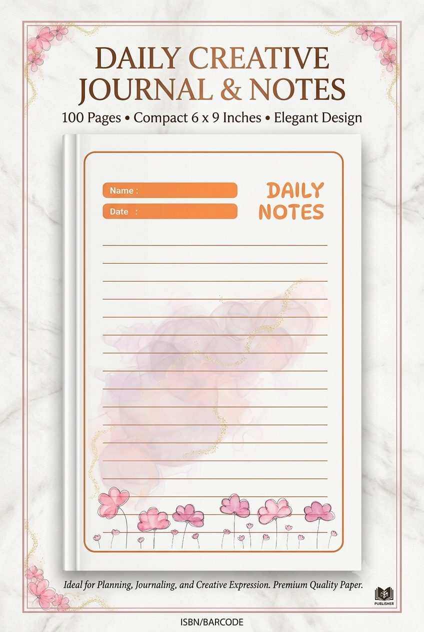 daily notepad for students student notebook 100 page notebook 6 x 9 lined notebook daily notes notebook study notes notebook school notebook college student notebook writing notebook daily planning notebook student gift idea back to school notebook colorful notebook paperback writing journal everyday notes journal study planner notebook school stationery gift college stationery notebook daily diary notebook notebook for students