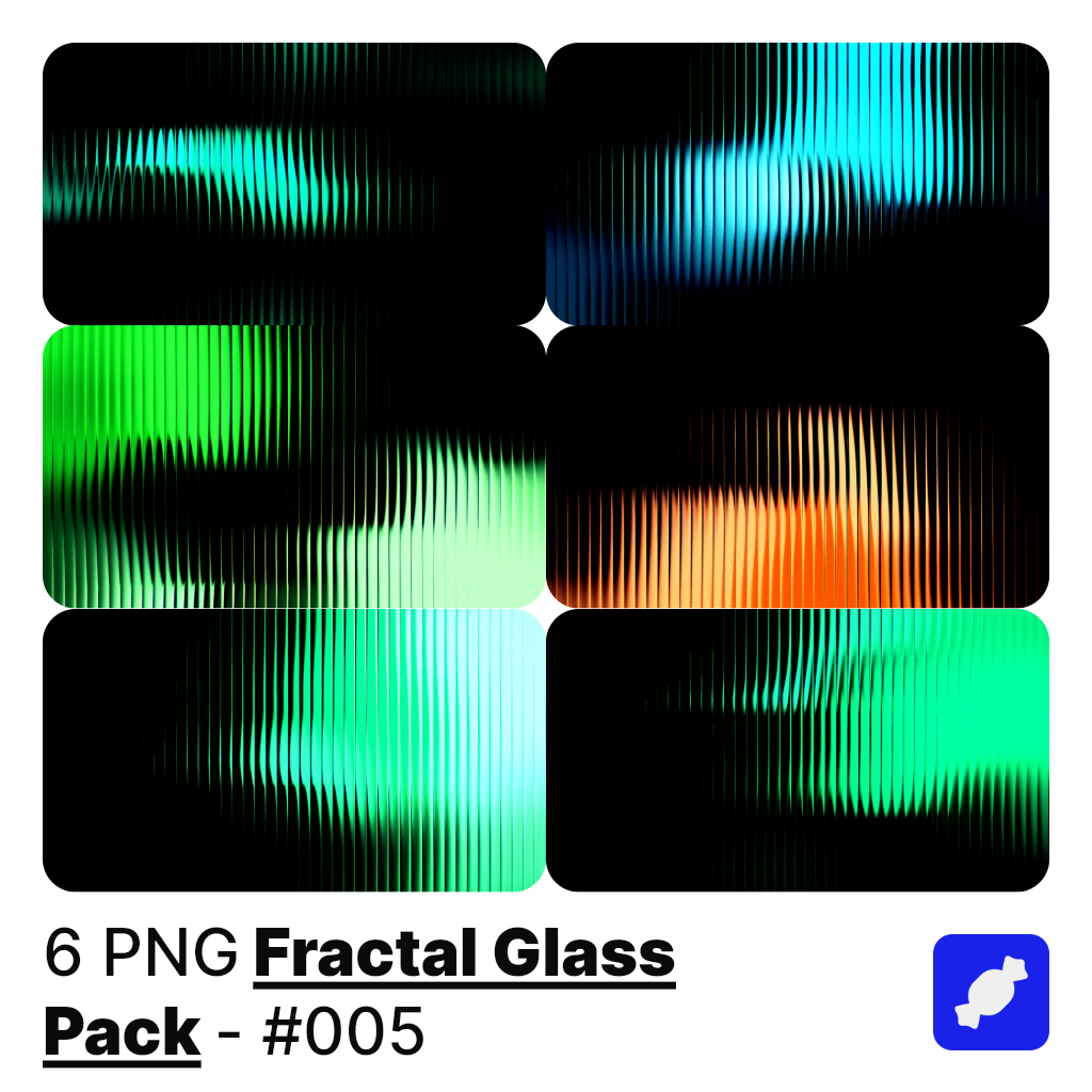 Fractal Glass 4K Backgrounds — Pack #005 preview 1
