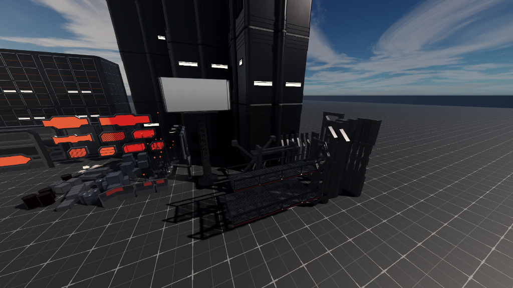 Decorative sci-fi wall panels