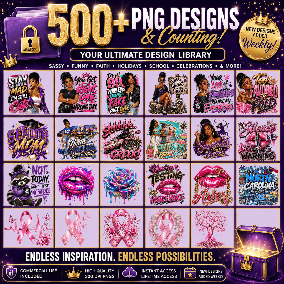 Crafty'T Digital Essentials - All Access PNG Vault - Payhip