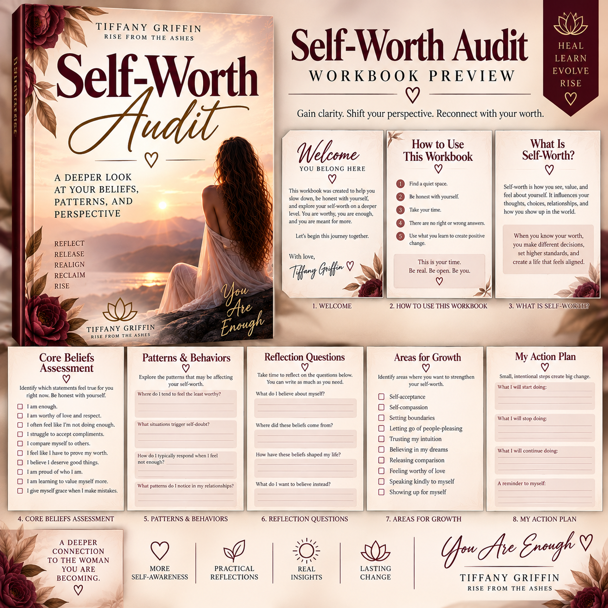 Self-Worth Audit self-assessment for building self-worth, self-esteem, self-awareness, and self-respect