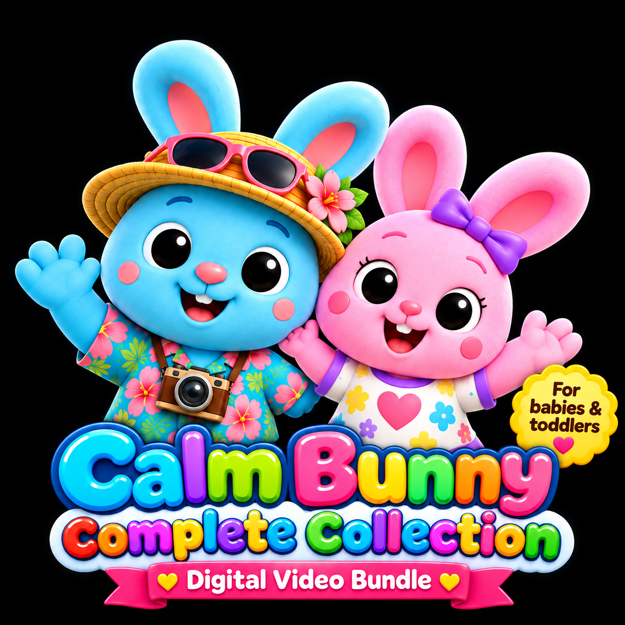 Calm Bunny Complete Collection digital video bundle featuring Calm Bunny and Sweet Bunny