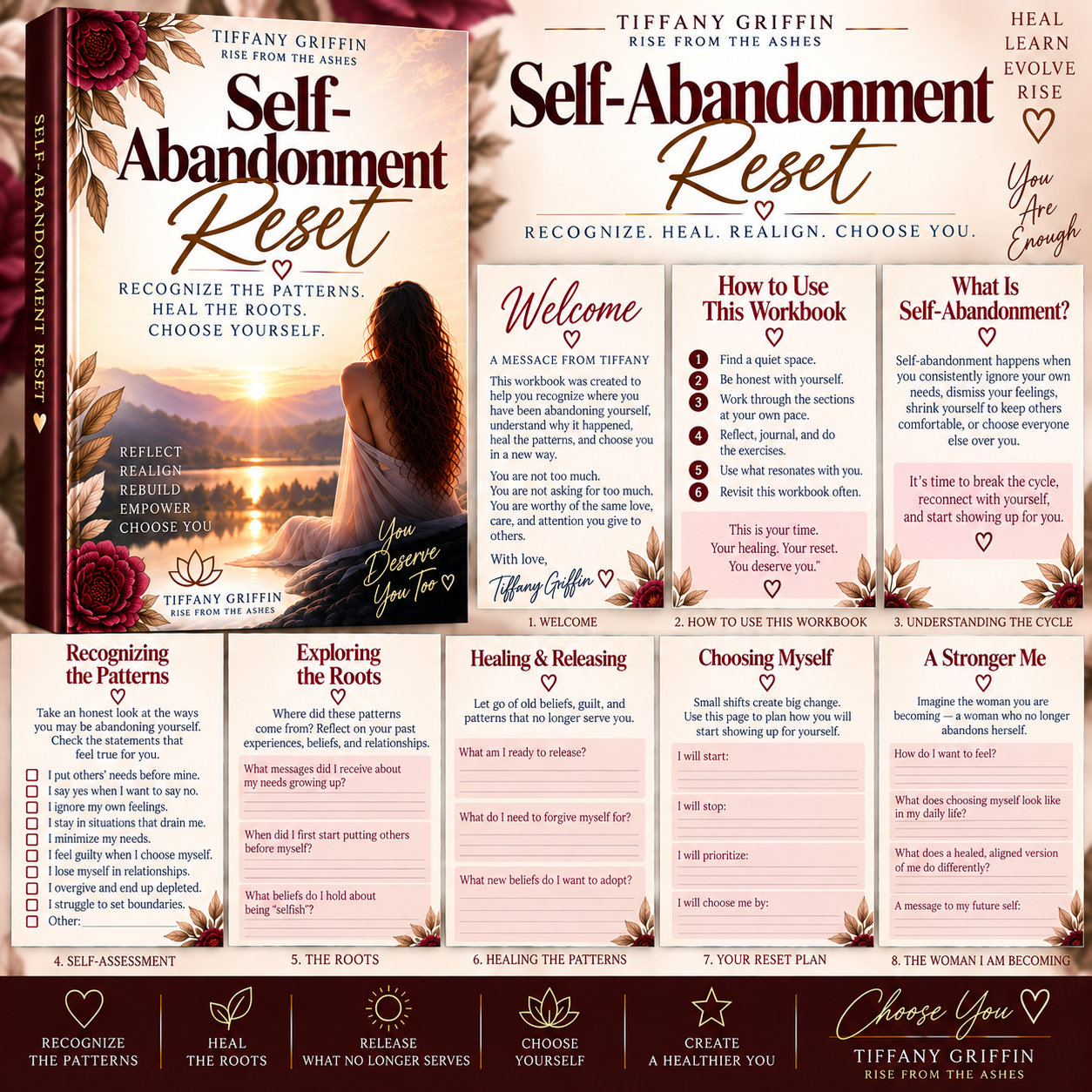 Self-Abandonment Reset guide for reconnecting with yourself, building self-trust, and honoring your needs