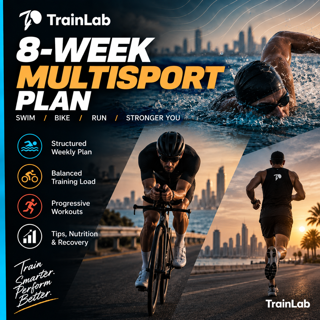 8-Week Triathlon Training Plan