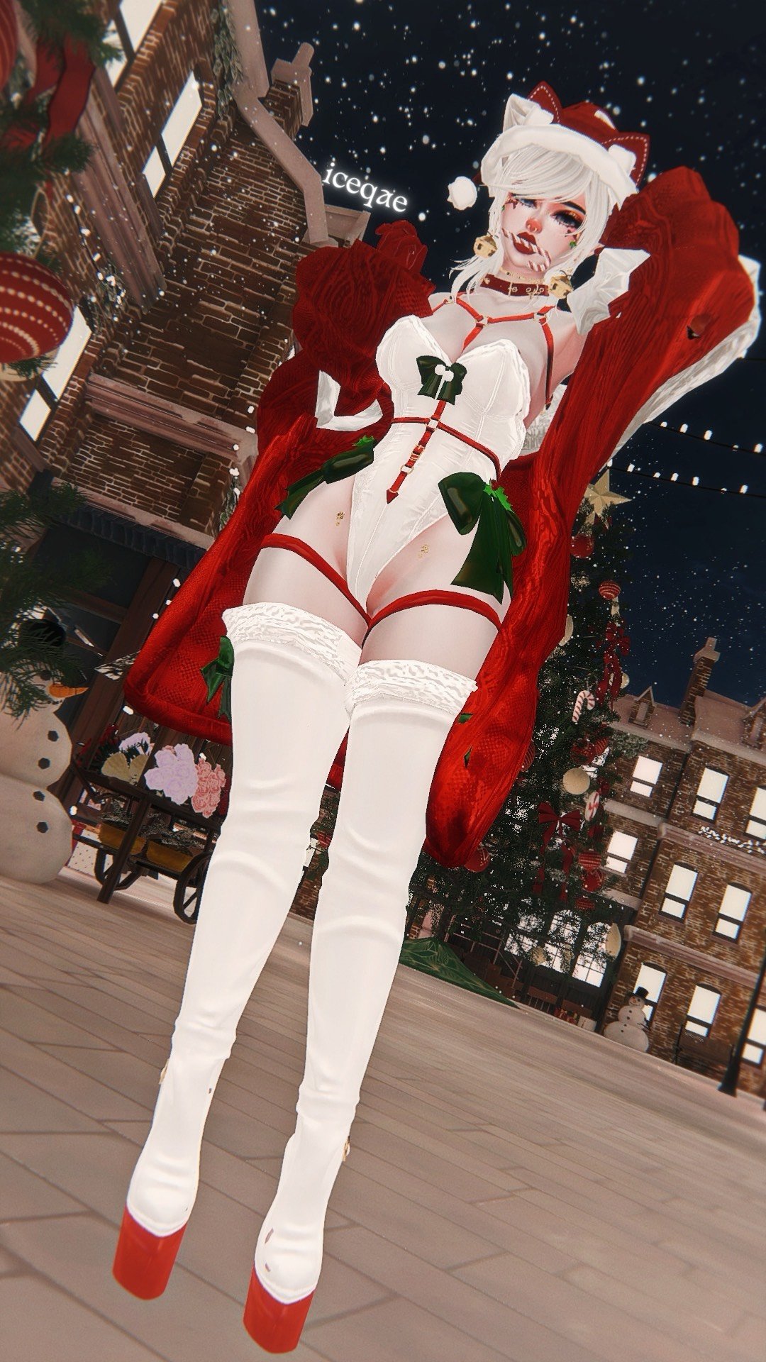 vrchat male female christmas xmas quest pc avatar iceqae