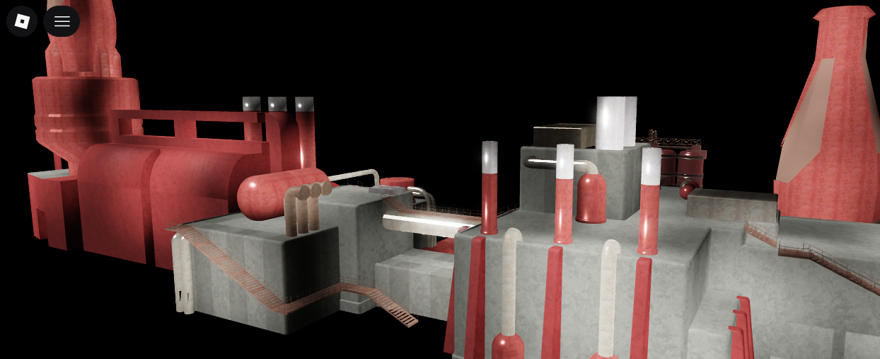 Detailed industrial processing facility