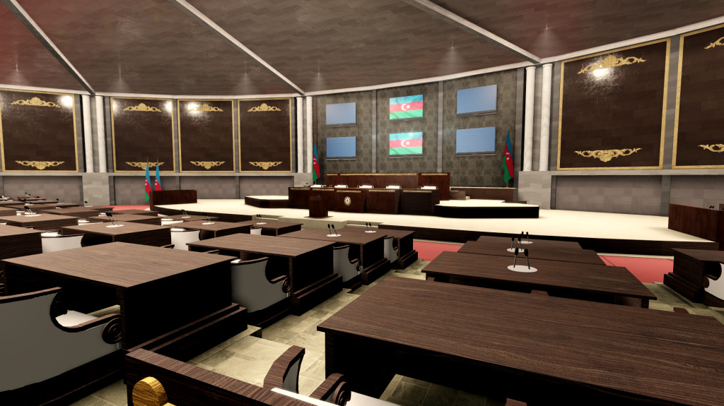 General attendee seating area