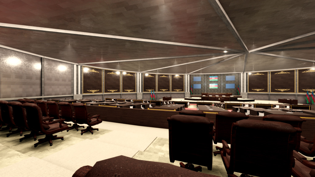 Parliament member seating area