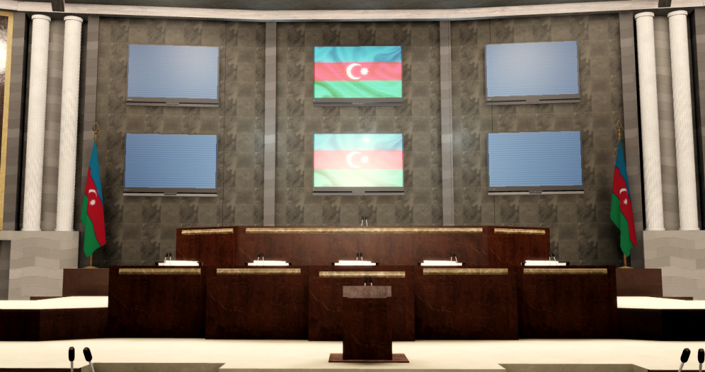 Blank television screen variants