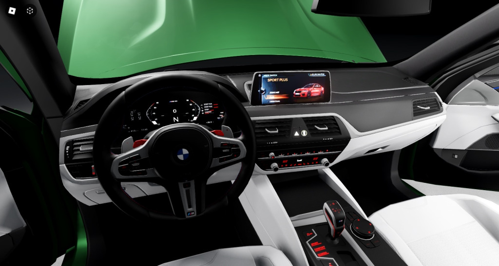 Working M5 CS steering wheel