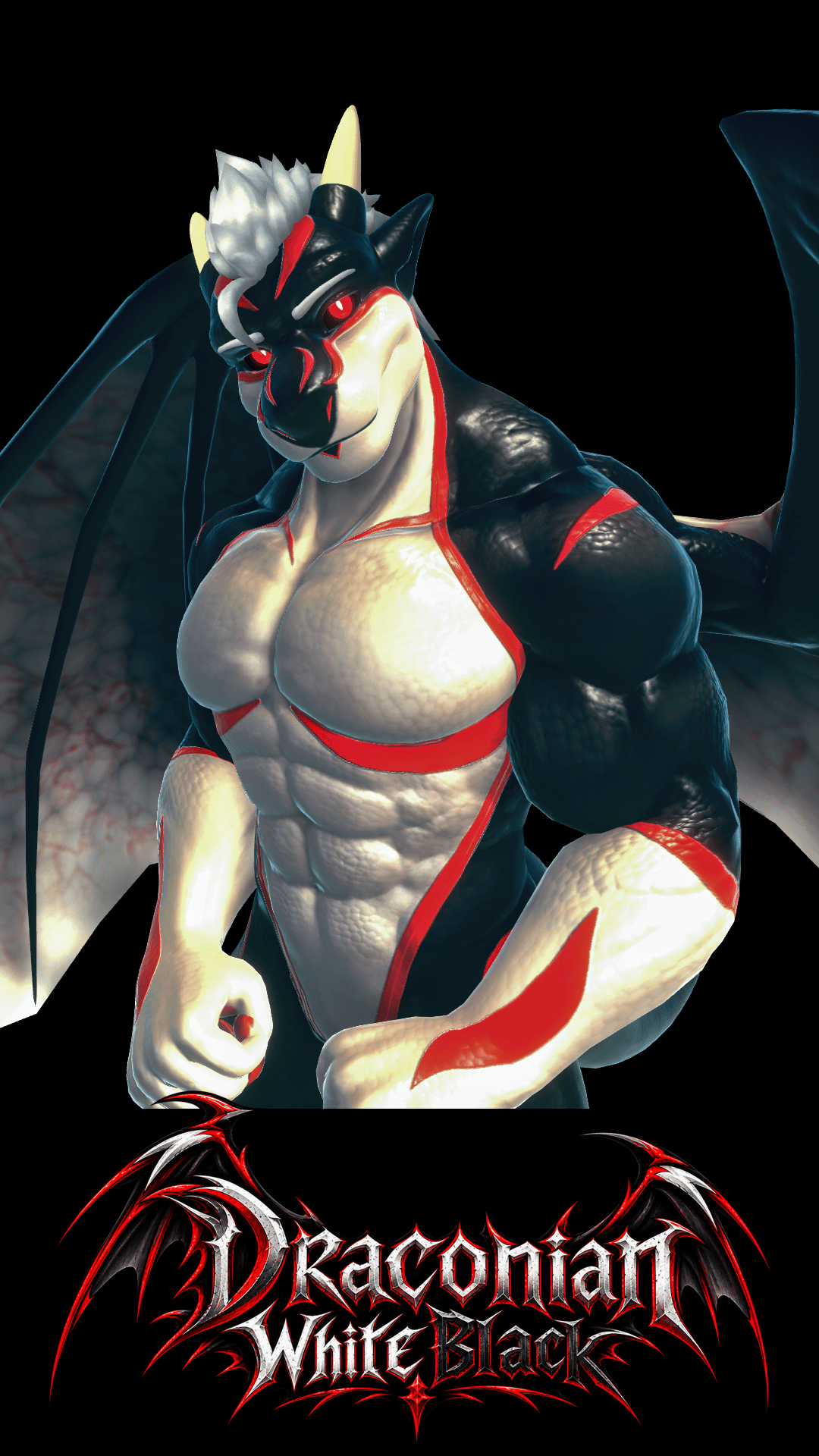 Draconian White Black VRCHAT