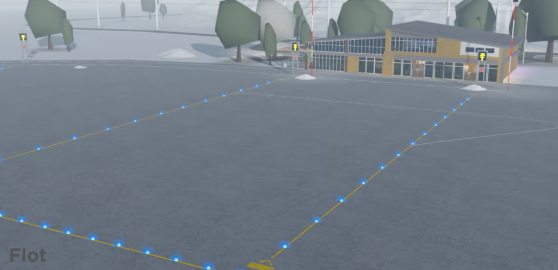 Passenger and staff areas