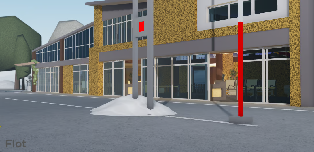 Regional airport exterior building