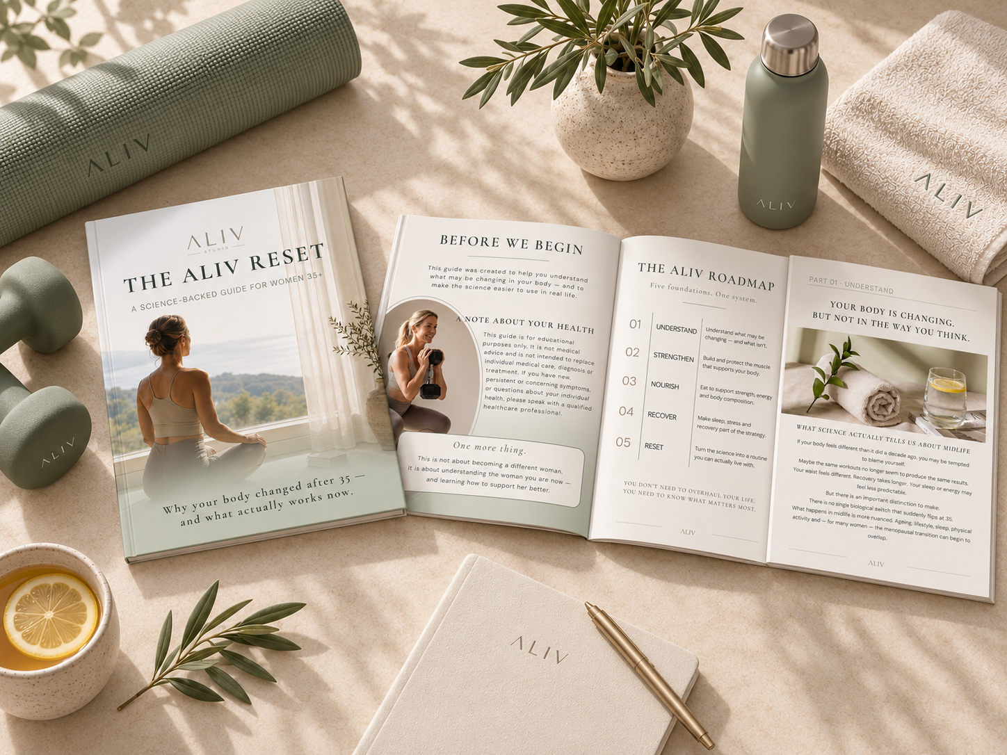 ALIV Studio digital wellness guide