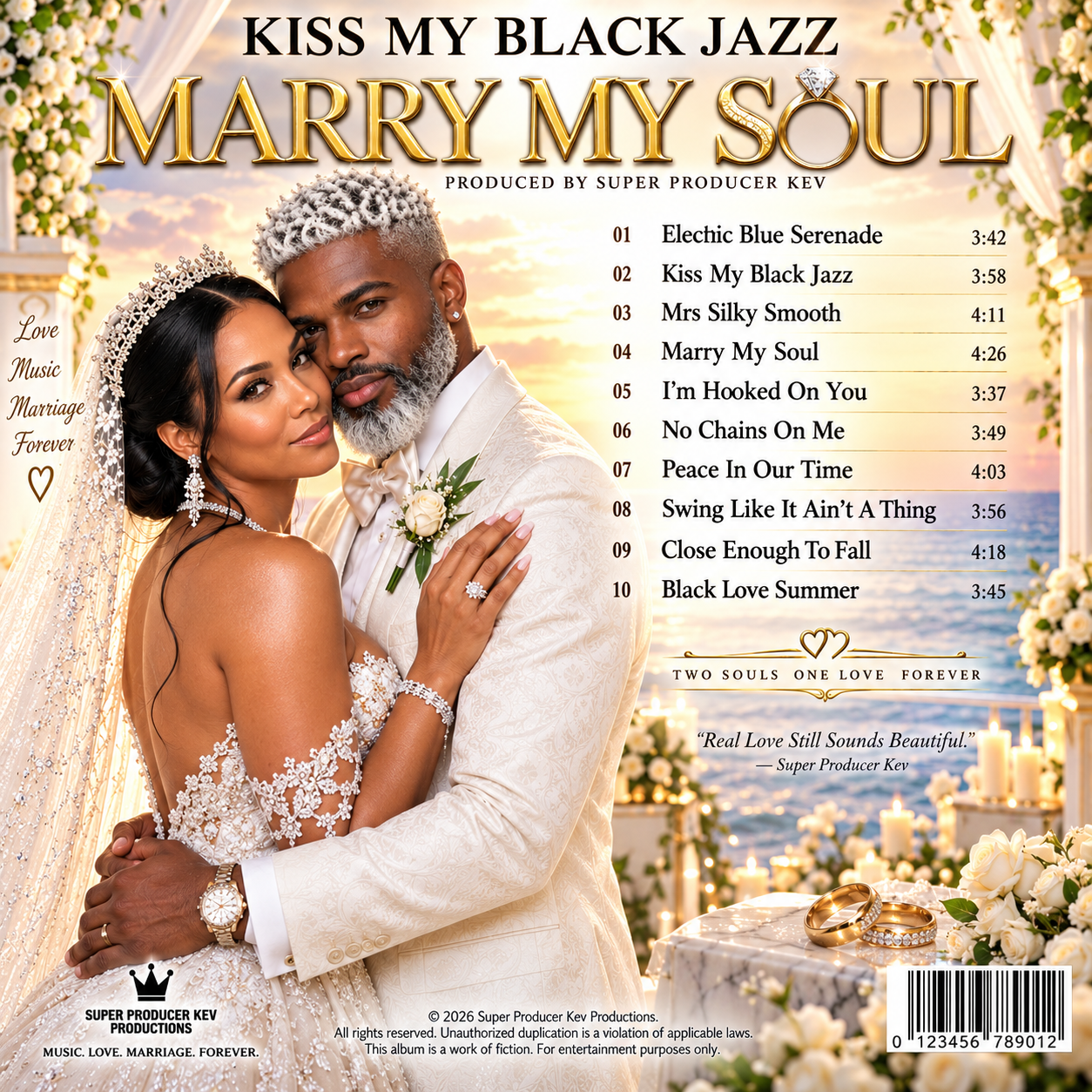 Kiss My Black Jazz Marry My Soul tracklist back cover