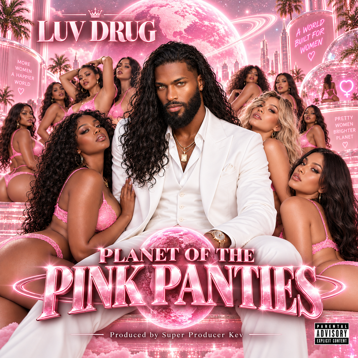 LUV DRUG Planet of the Pink Panties album cover