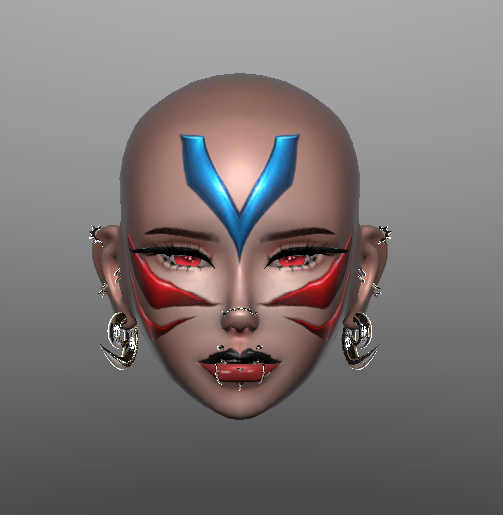「 Fierce Deity Face Tattoo 」Lux Head