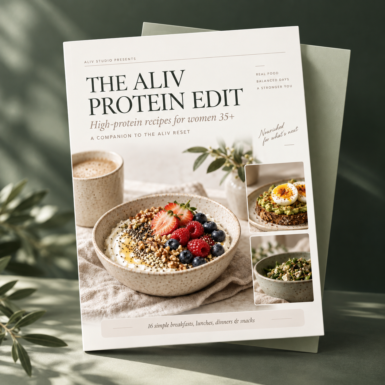 The Aliv Protein Edit – high-protein recipes for women 35+