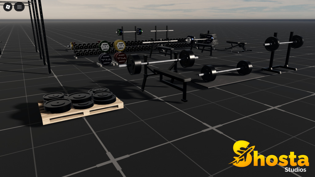 Barbells and dumbbells gym equipment