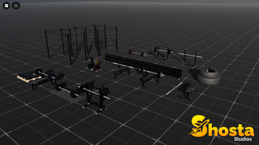 Roblox gym equipment collection