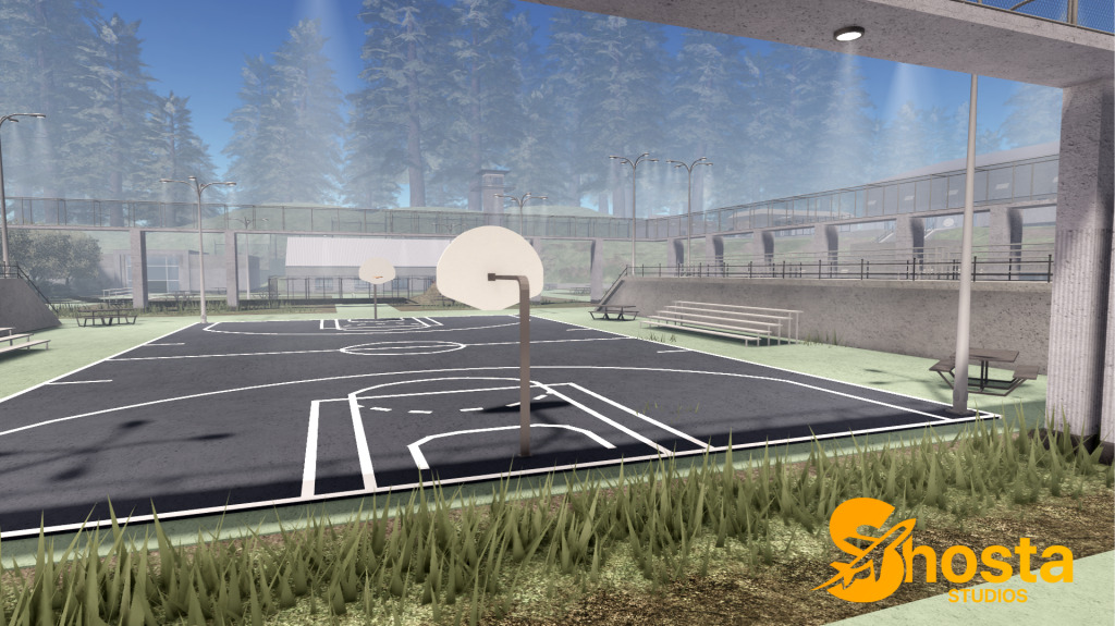 Prison perimeter security fencing