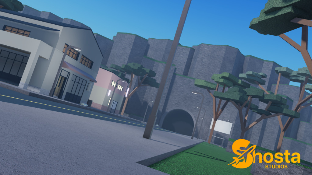 City park and residential homes