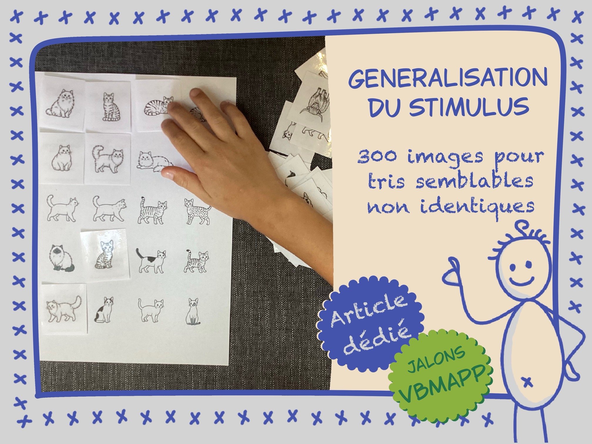 Boîte de Généralisation du stimulus et tris semblables non identiques
