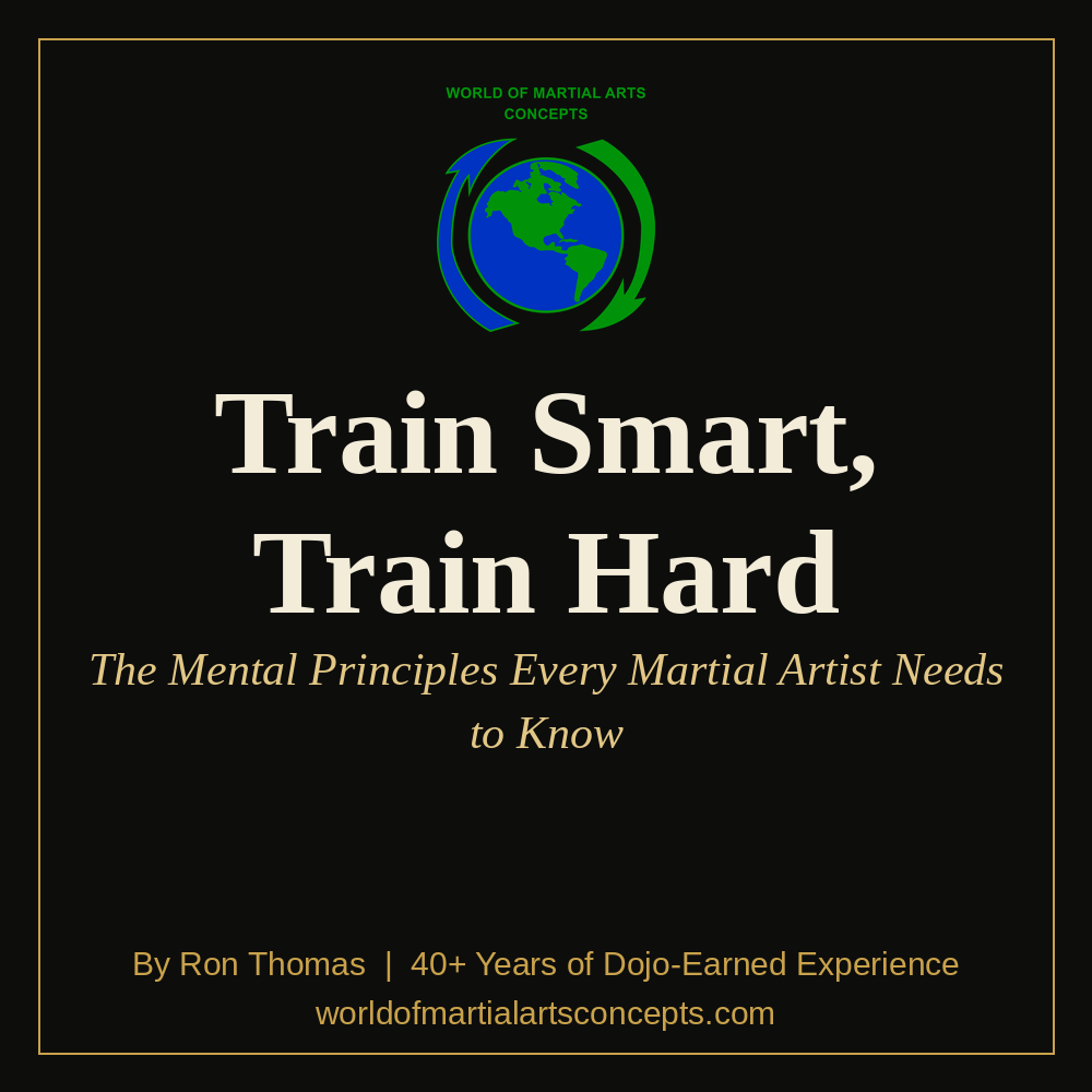 Cover of "Train Smart, Train Hard: The Mental Principles Every Martial Artist Needs to Know" ebook by Ron Thomas