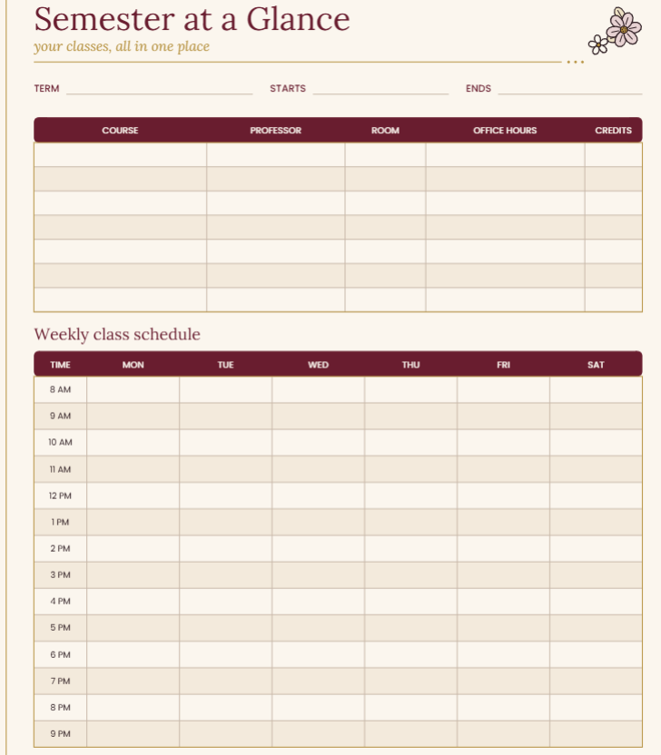 Study Bloom Planner, product image from Payhip