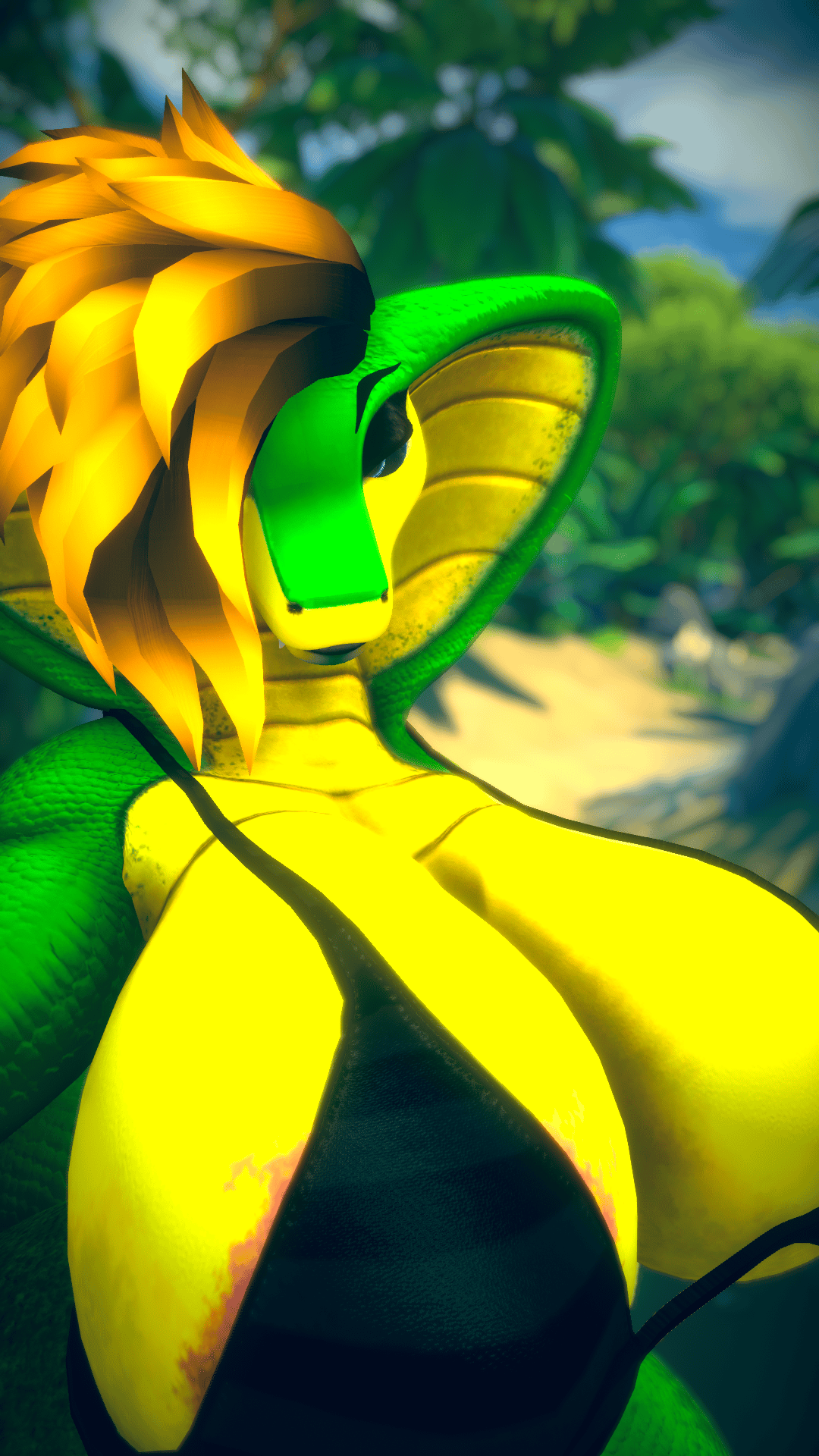 Cheeky Cobra Green Vrchat