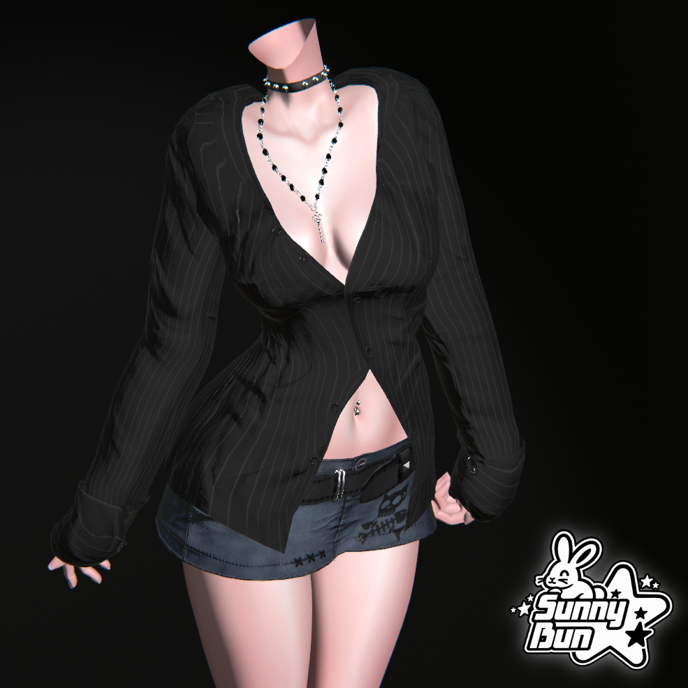 Collared Shirt + Skirt