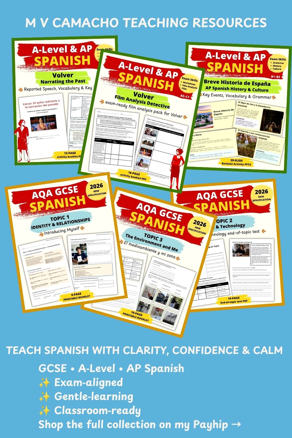 M V Camacho Teaching Resources