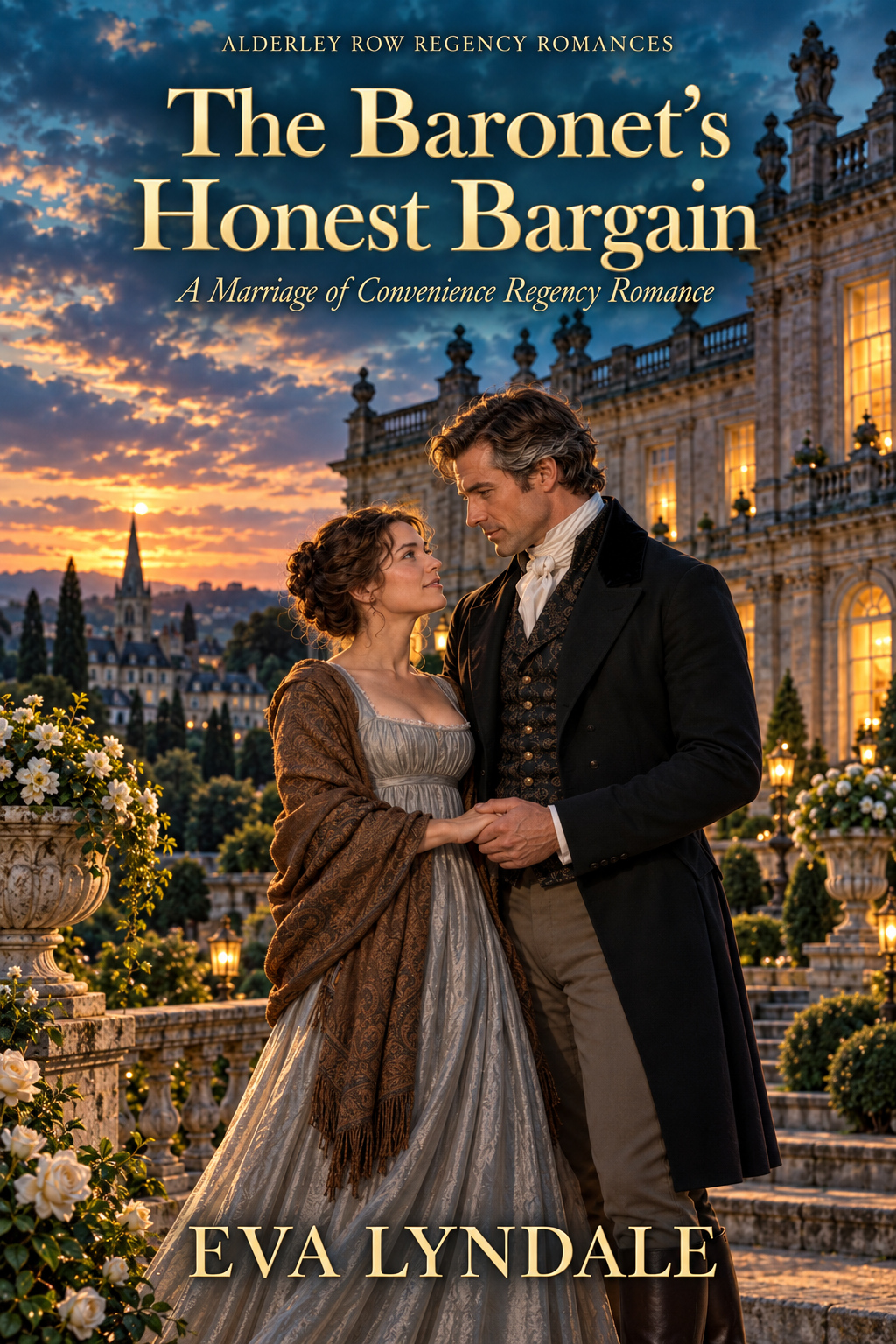 Cover of The Baronet's Honest Bargain by Eva Lyndale