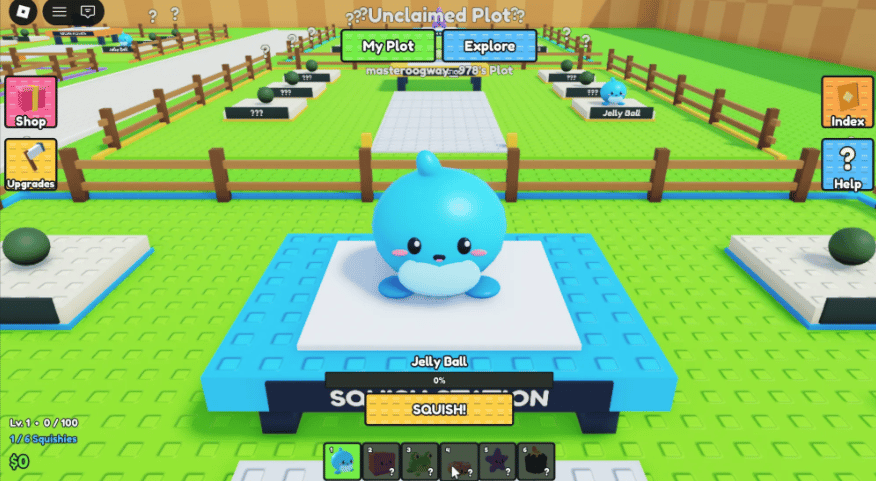 Squishy Simulator personal player plot