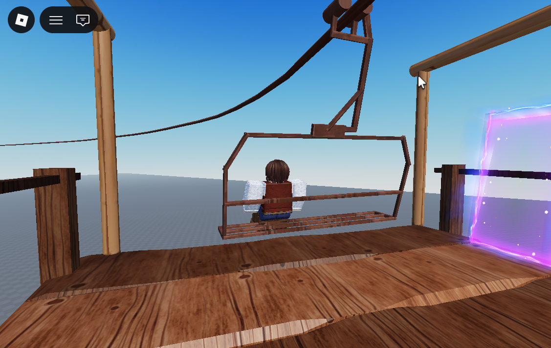 Roblox cable car teleport and travel system