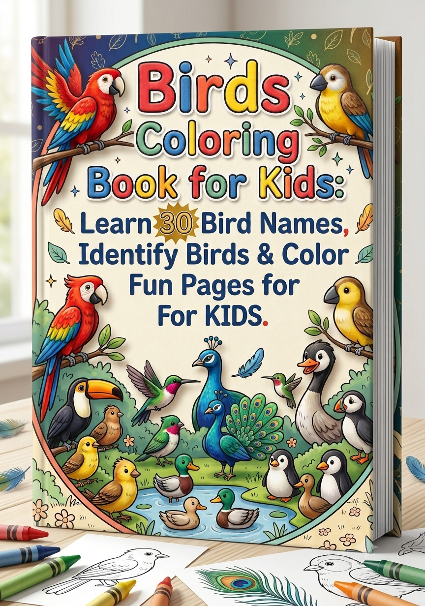 30 birds coloring book bird identification book for kids birds learning activity book bird names coloring pages preschool bird coloring book toddler coloring activity book educational coloring book for kids learn and color birds bird book for toddlers bird activity book preschoolers fun bird coloring pages early learning coloring book kids nature activity book wildlife coloring book for kids birds and animals coloring book